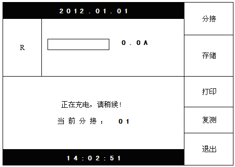 20A三通道直流电阻测试仪测量状态