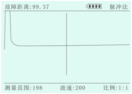 电缆故障测试仪开始初始界面