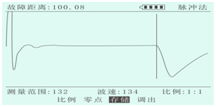 电缆故障测试仪传播速度计算界面