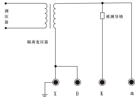 智能型互感器校验仪测量导纳接线图