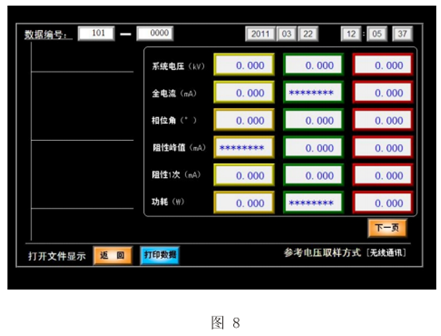 氧化锌避雷器带电测试仪文件管理菜单步骤